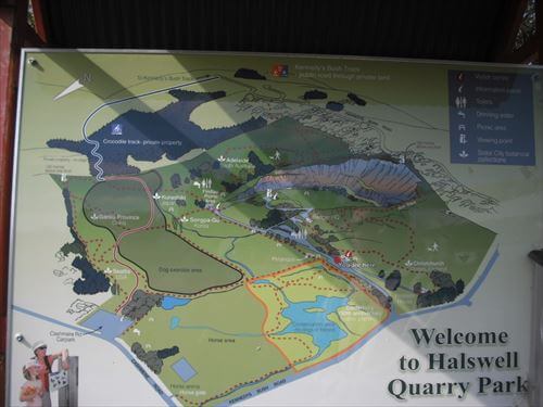Halswell Quarry Parkの地図