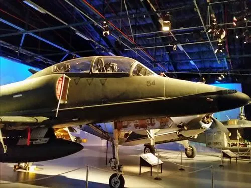 空軍博物館の中に展示されている戦闘機