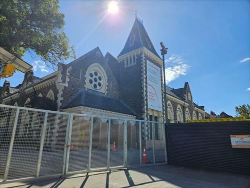 クライストチャーチのカンタベリー博物館　現在修復中